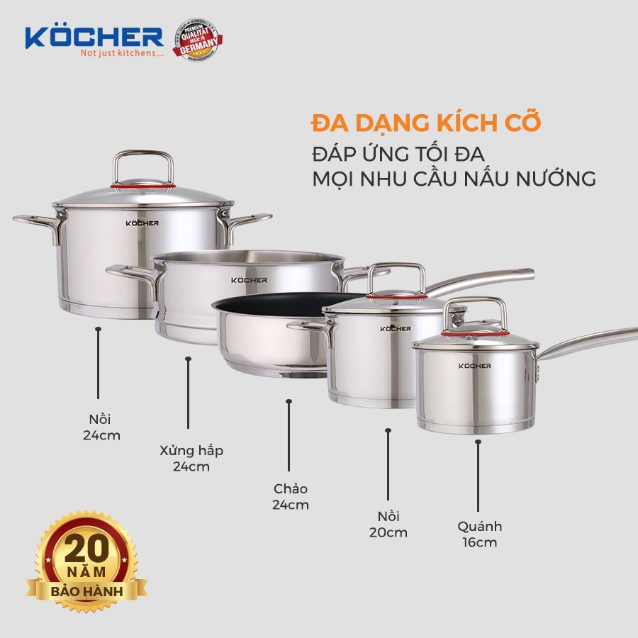 Bộ nồi berlin 5
