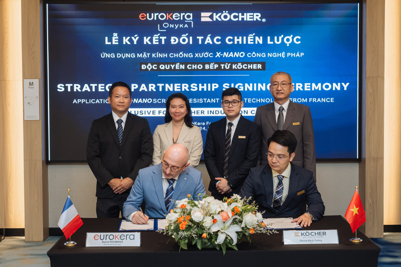 KÖCHER HỢP TÁC EUROKERA ĐỘC QUYỀN MẶT KÍNH CHỐNG XƯỚC X-NANO