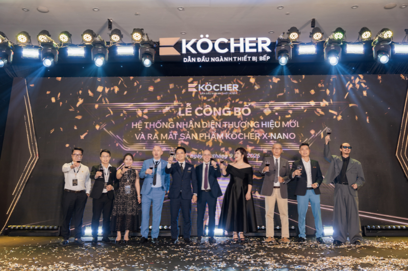 TOÀN CẢNH LỄ CÔNG BỐ HỆ THỐNG NHẬN DIỆN THƯƠNG HIỆU MỚI VÀ RA MẮT SẢN PHẨM KÖCHER X-NANO