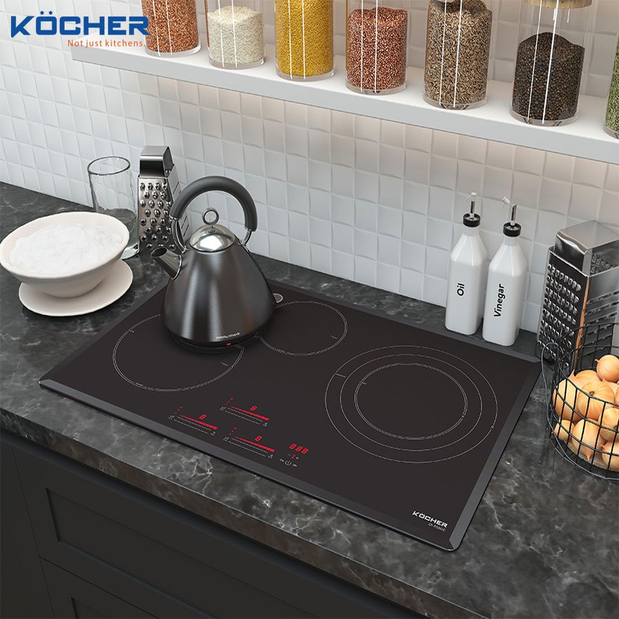 Vị trí đặt bếp từ tùy theo thói quan và không gian bếp Vị trí đặt bếp từ tùy theo thói quan và không gian bếp