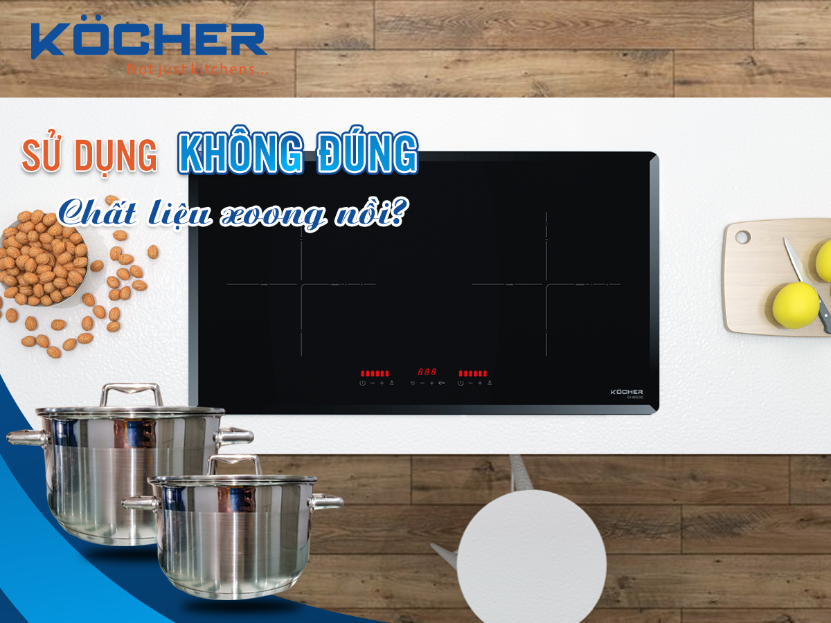 Sử dụng không đúng chất liệu xoong nồi Sử dụng không đúng chất liệu xoong nồi