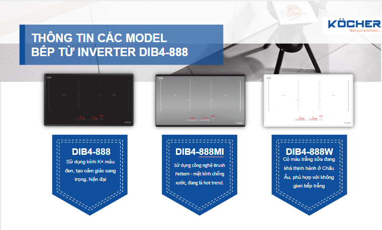 Các model bếp từ inverter công nghệ mới DIB4-888 Các model bếp từ inverter công nghệ mới DIB4-888
