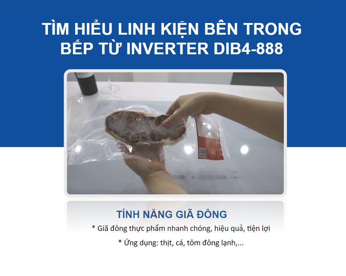 Tính năng giã đông bếp DIB4-888