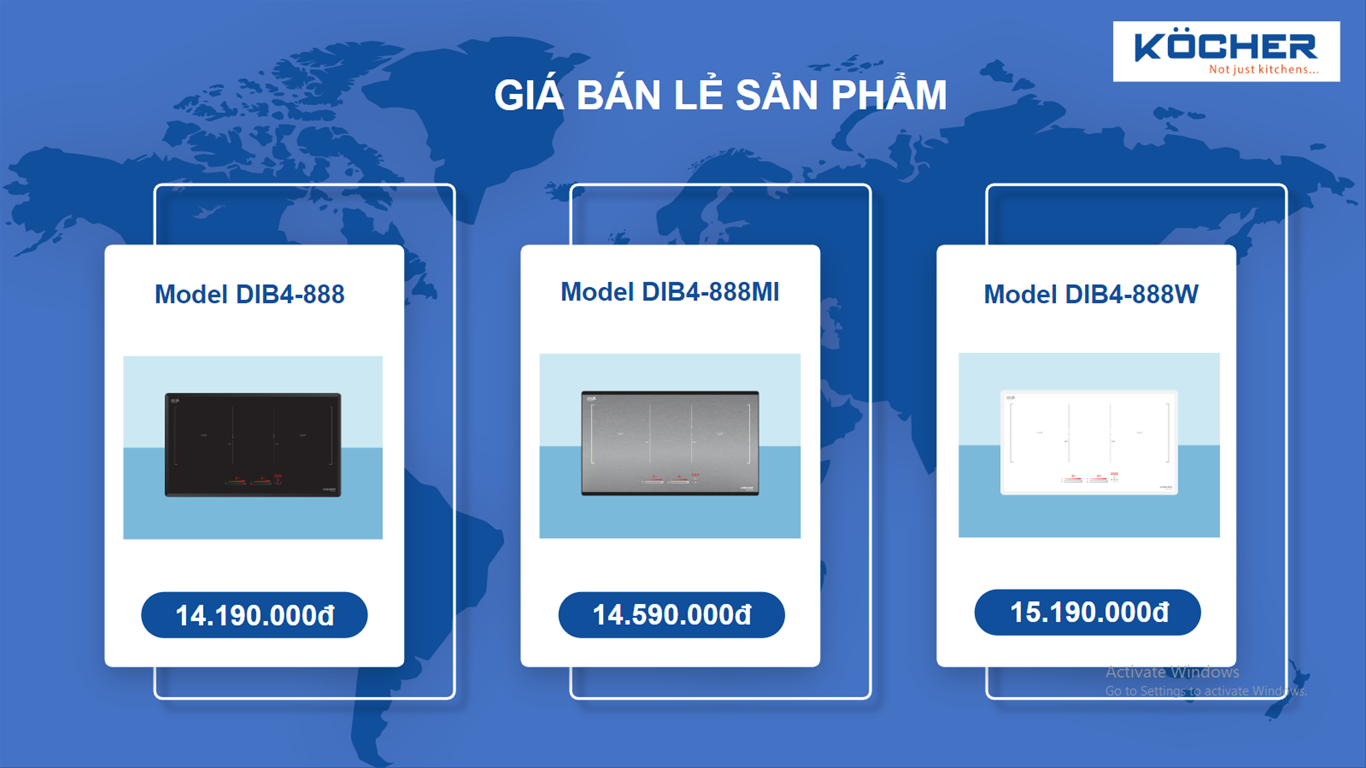 Bảng giá bếp từ DIB4-888