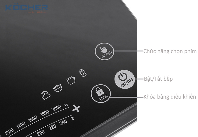 Cách sử dụng bếp từ Lock and Lock - 1