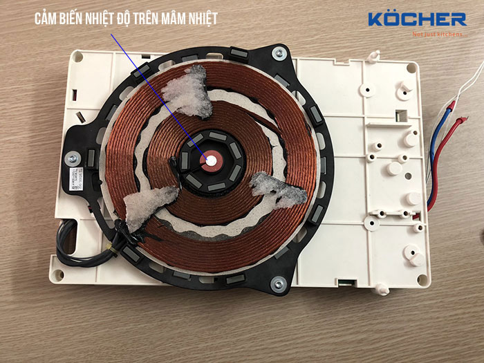 Cảm biến nhiệt độ trên mâm nhiệt Cảm biến nhiệt độ trên mâm nhiệt