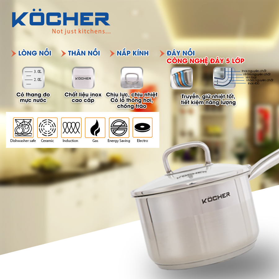 Chất liệu nồi quấy bột cho bếp từ đạt tiêu chuẩn Chất liệu nồi quấy bột cho bếp từ đạt tiêu chuẩn