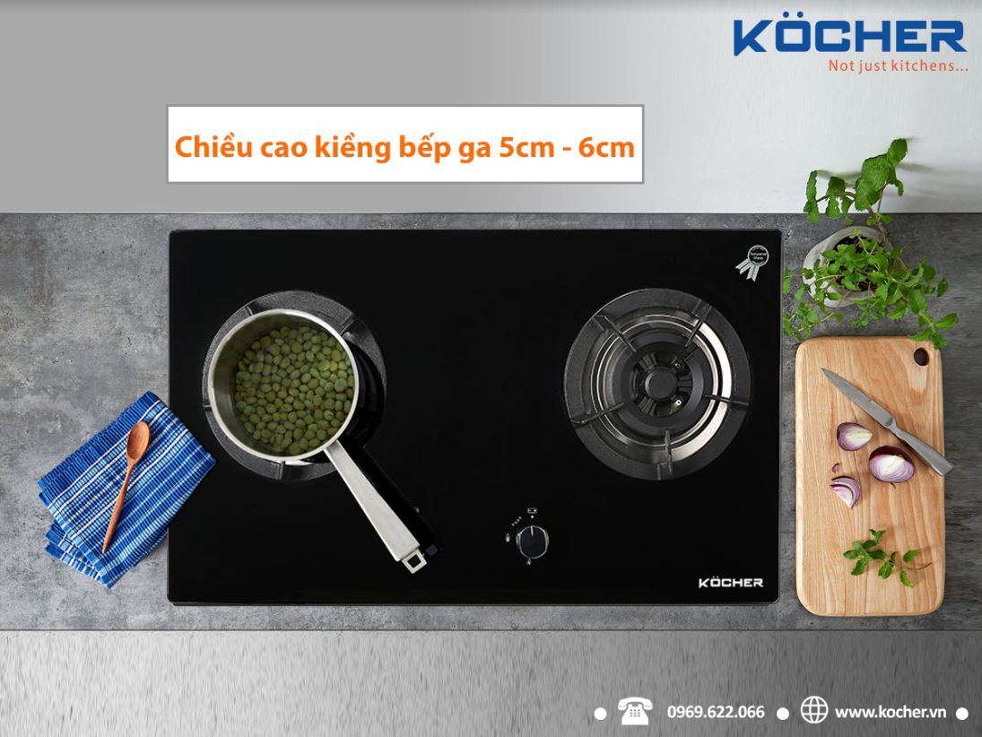 Chiều cao kiềng bếp Gas Chiều cao kiềng bếp Gas