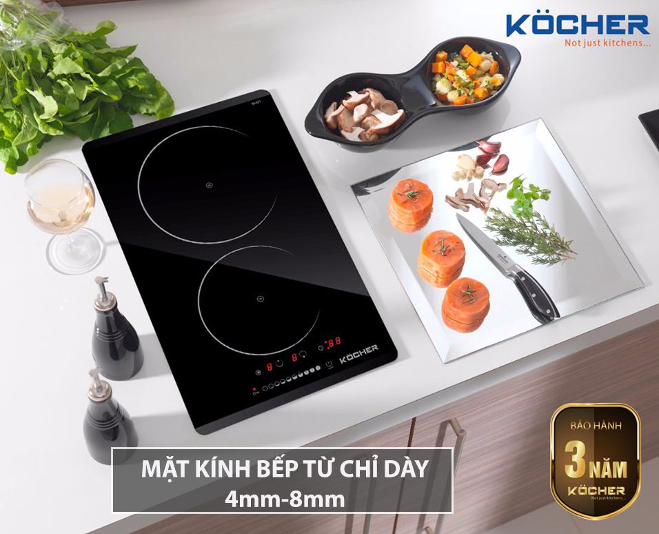 Độ dày mặt kính bếp từ Độ dày mặt kính bếp từ