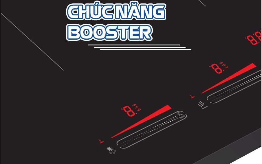Chức năng Booster của bếp từ