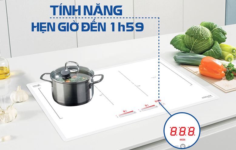 Chức năng hẹn giờ của bếp từ