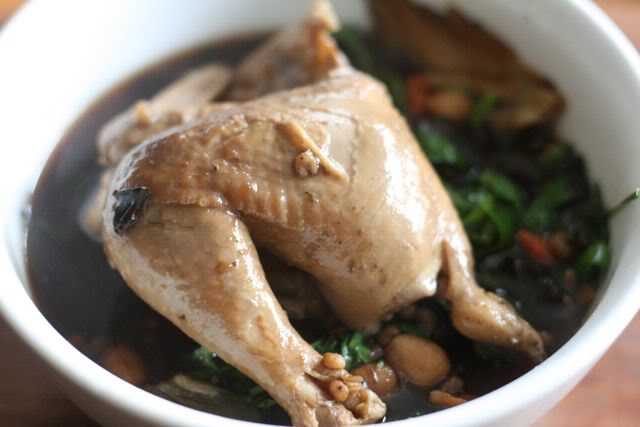 Hầm gà bằng nồi áp suất