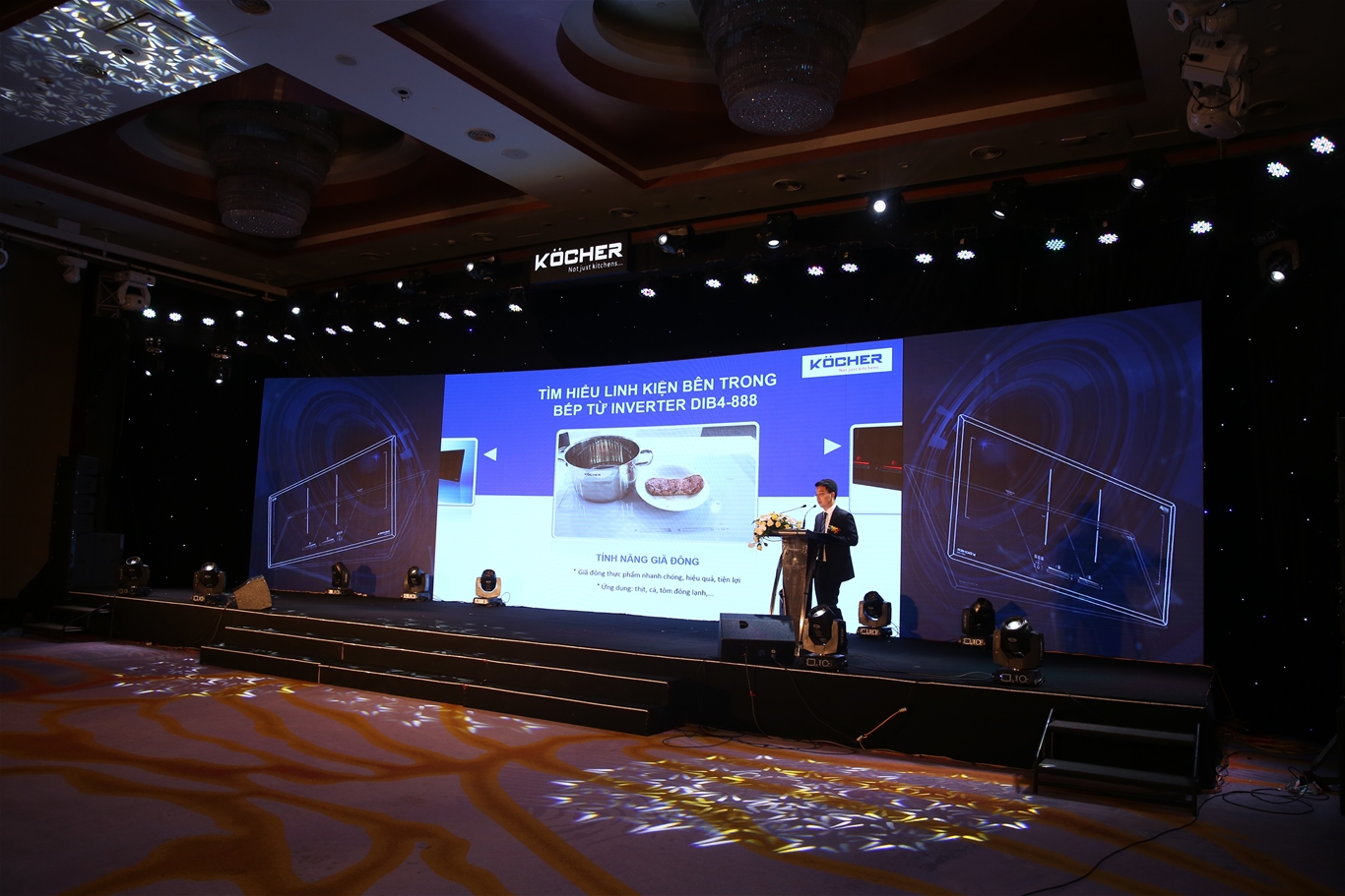 Tính năng giã đông trên dòng bếp từ inverter thế hệ mới DIB4-888