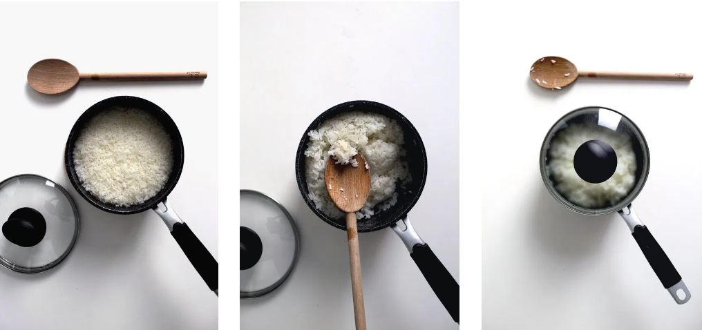 Nấu cơm bằng bếp từ 3 Nấu cơm bằng bếp từ 3