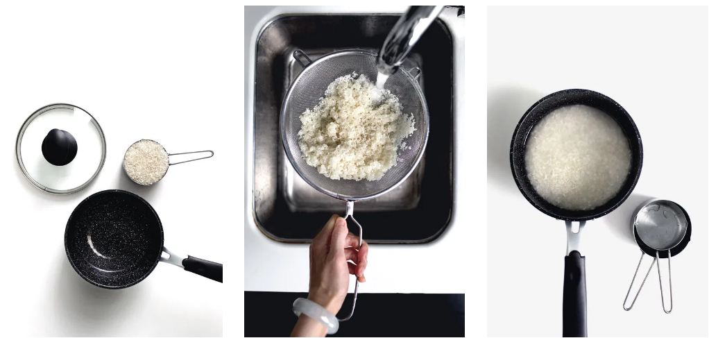 nấu cơm bằng bếp từ