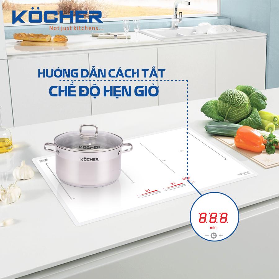 Làm sao để tắt chế độ hẹn giờ của bếp từ?