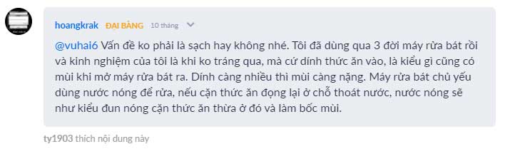 Review máy rửa bát có sạch không?