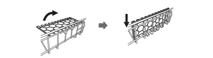 Gập giá để cốc chén