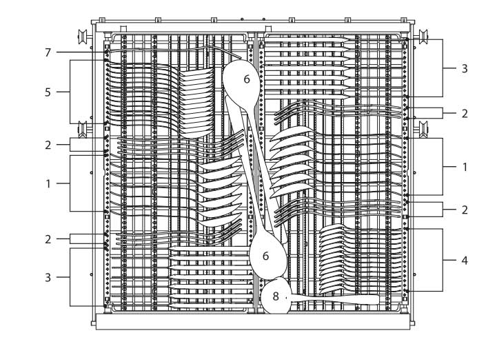 Ngăn để thìa, dĩa, dao, đũa