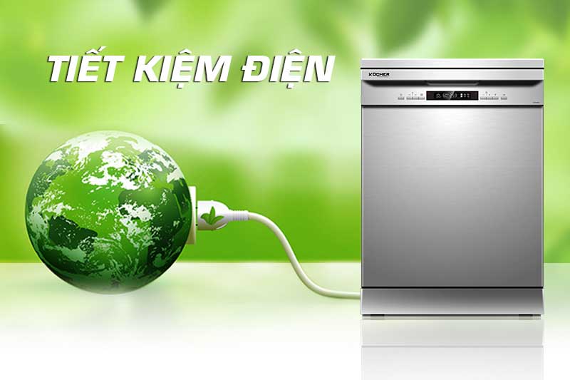 Máy rửa bát có tốn điện không?