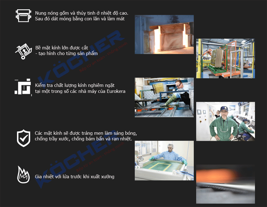 Mặt kính eurokera - Tìm hiểu mặt kính eurokera (K+) Pháp-4