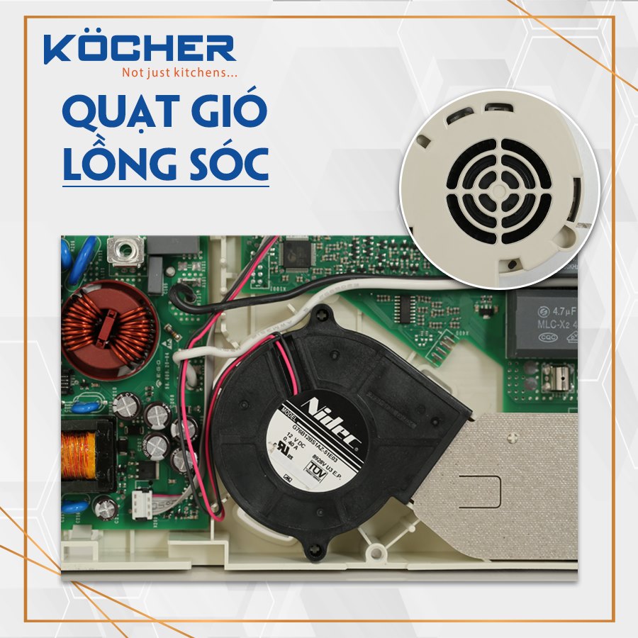Quạt tản nhiệt bếp từ Quạt tản nhiệt bếp từ