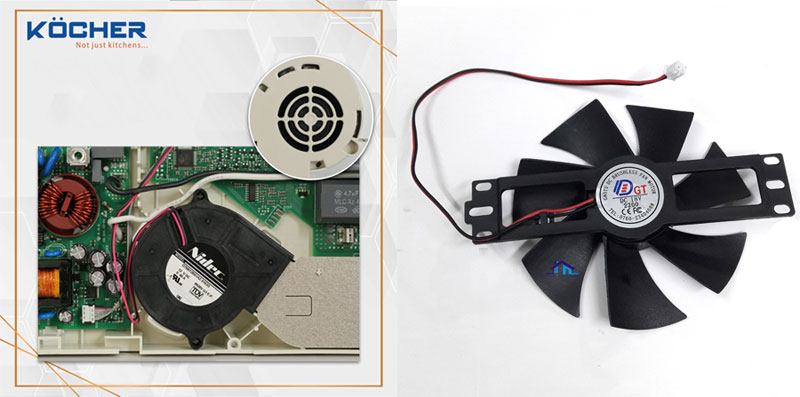 Quạt gió bếp từ không chạy - Nguyên nhân và cách xử lý