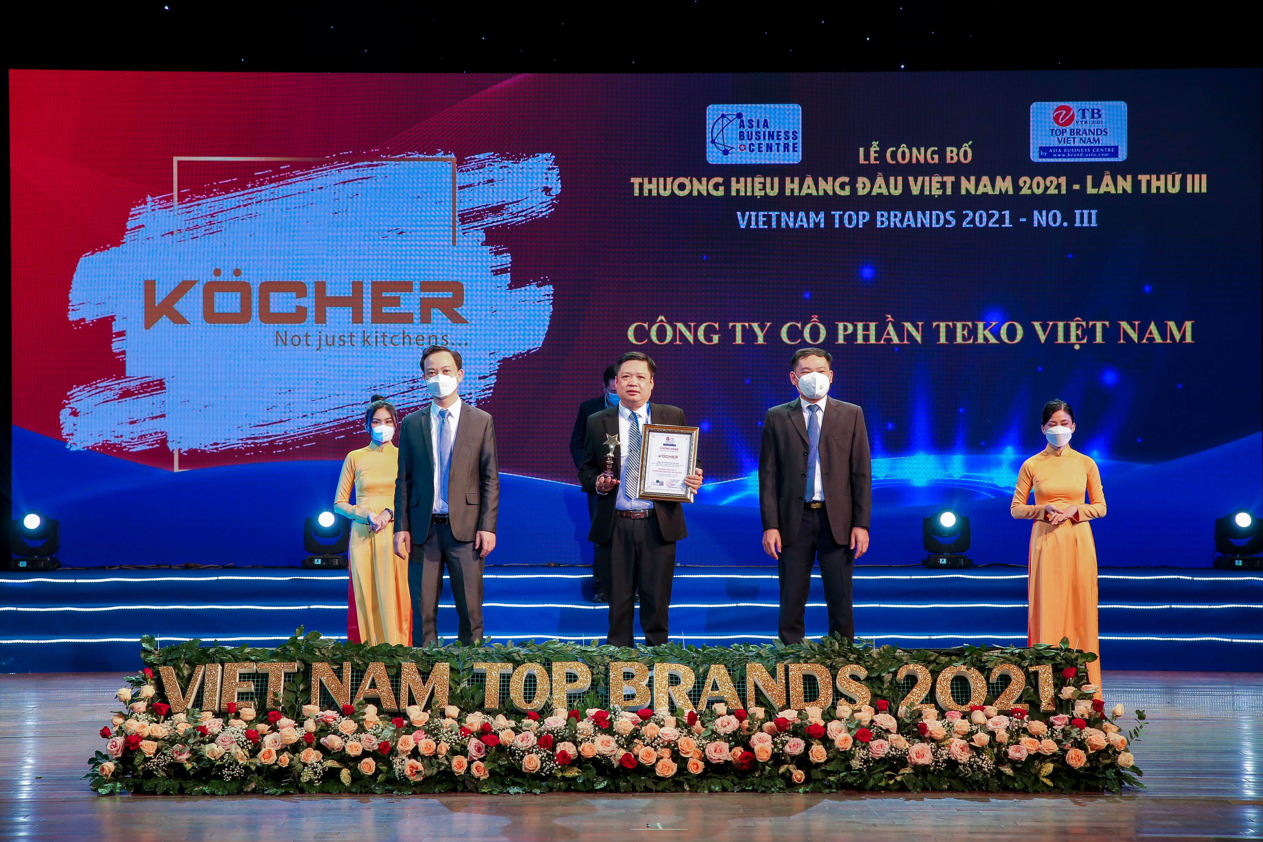 KOCHER VÀO TOP 10 THƯƠNG HIỆU HÀNG ĐẦU VIỆT NAM 2021