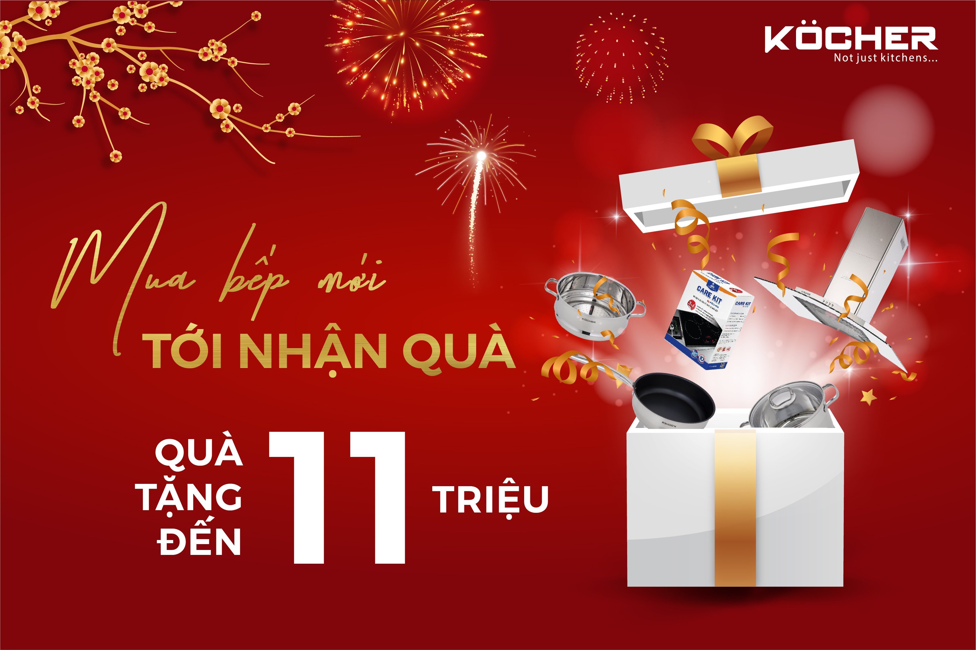 CHƯƠNG TRÌNH MUA BẾP MỚI TỚI NHẬN QUÀ